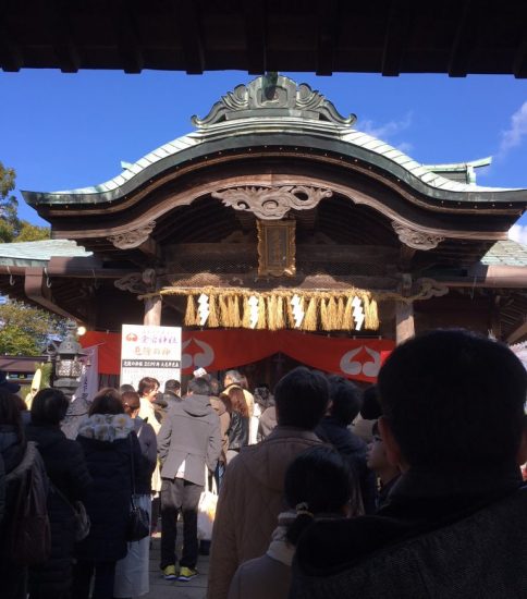 月初めの1日は、愛宕神社参拝から始まります。